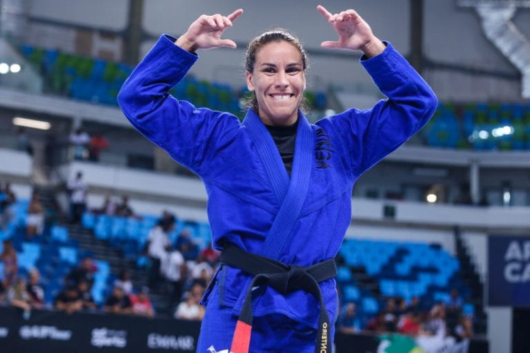 Nearly Perfect! Luiza Monteiro Finishes Three Out of Four Opponents to Become the Lightweight Abu Dhabi Queen of Mats