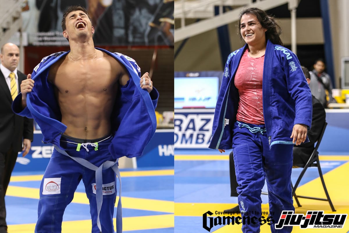 2017 Worlds: Pedro Machado, Jess Guedry Stand Out With Double Gold at Blue, Purple Belt on Day 1