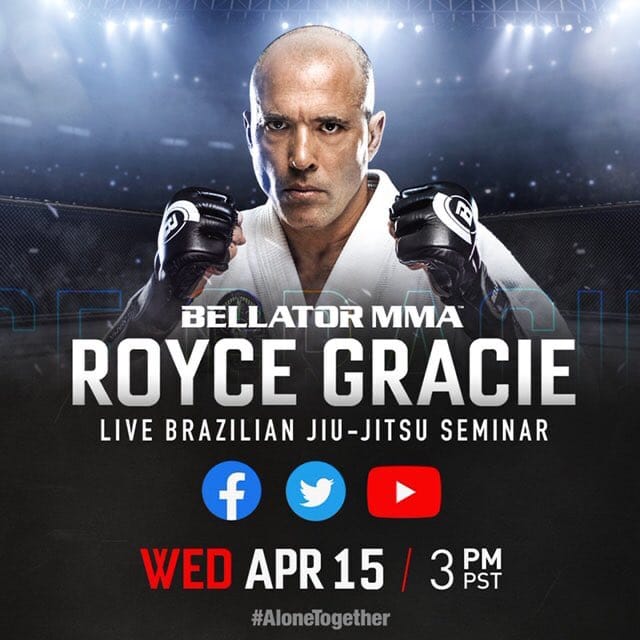 Royce Gracie Gives FREE Online Jiu-Jitsu Seminar TODAY!