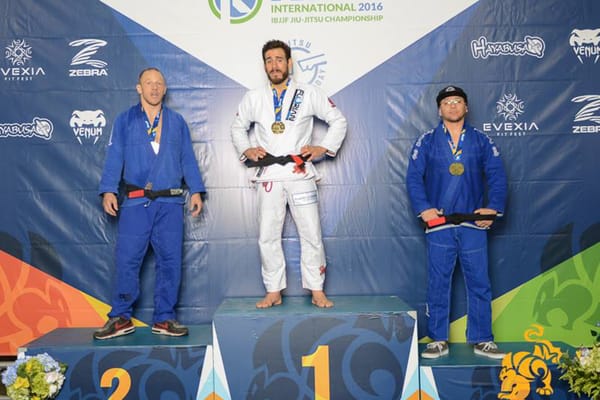 Kenny Florian Teaches a No-Gi One-Arm Guillotine After Winning Gold at the Long Beach Open