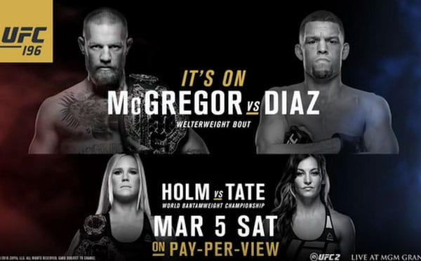 Free fight: watch how Nate Diaz finished McGregor at UFC 196